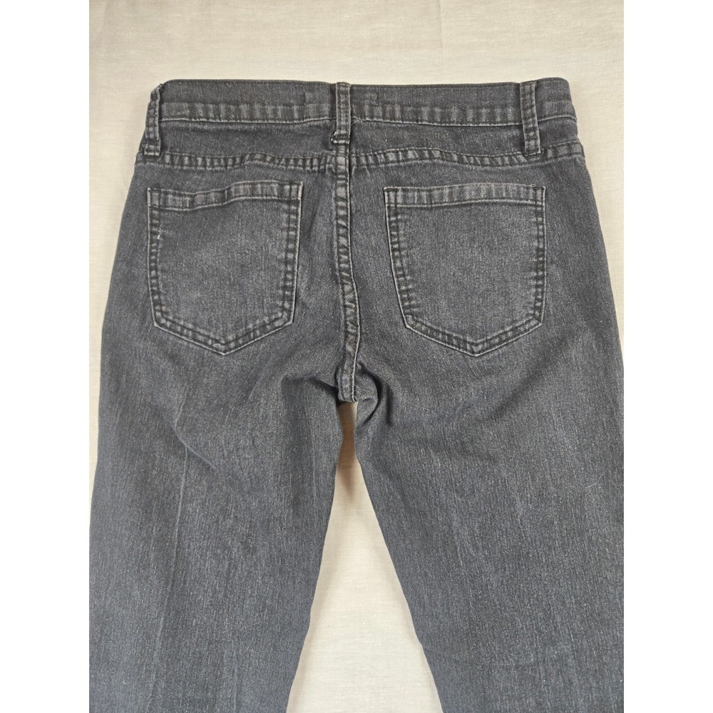 XXI Denim Forever 21 Womens Skinny Jeans Faded Black Low Rise Size 27x30 - Picture 8 of 9
